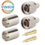 11111017 -- RF CONNECTOR - 50OHMS , N MALE , STRAIGHT , CRIMP TYPE LMR-400 CABLE - Image 2