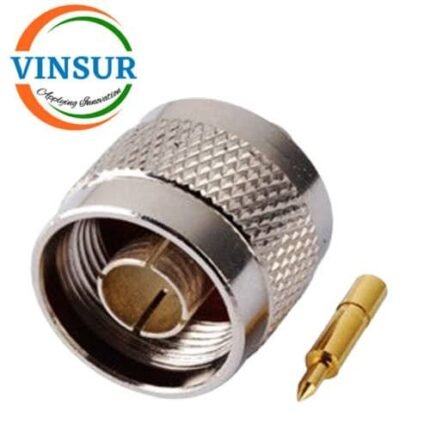 1111103D -- RF CONNECTOR - 50OHMS , N MALE , STRAIGHT , SOLDER TYPE , RG402 (0.141 INCH)  CABLE