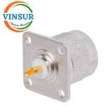 11111BI0 -- RF CONNECTOR - 50OHMS , N MALE , STRAIGHT ,  PANEL MOUNT , SOLDER CUP