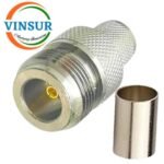 11121017 -- RF CONNECTOR - 50OHMS , N FEMALE , STRAIGHT ,  CRIMP TYPE , LMR-400 CABLE - Image 3