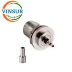 11121214 -- RF CONNECTOR - 50OHMS , N FEMALE , STRAIGHT , BULK HEAD REAR MOUNT , CRIMP TYPE , RG316/RG174/RG188/ LMR100 CABLE - Image 2