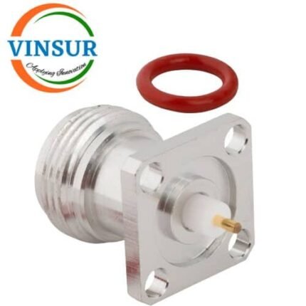 11121B90 -- RF CONNECTOR - 50OHMS N FEMALE STRAIGHT PANEL MOUNT 4MM EXTENDED TEFLON