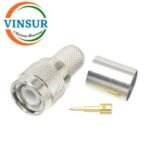 11211017 -- RF CONNECTOR - 50 OHMS , TNC MALE , STRAIGHT , CRIMP TYPE , LMR-400 CABLE - Image 2