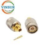 1121101D -- RF CONNECTOR - 50 OHMS , TNC MALE , STRAIGHT , SOLDER TYPE , RG402 (0.141 INCH)  CABLE
