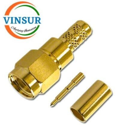 11511015-10 -- RF CONNECTOR - 50 OHMS SMA MALE STRAIGHT CRIMP TYPE RG58/142 CABLE