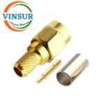11511015 -- RF CONNECTOR - 50OHMS SMA MALE STRAIGHT CRIMP TYPE RG58/RG142/LMR195 CABLE