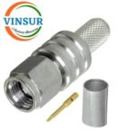 11511016-44 -- RF CONNECTOR - 50 OHMS SMA MALE STRAIGHT CRIMP TYPE LMR-240 CABLE