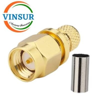 11511016-60 -- RF CONNECTOR - 50 OHMS SMA MALE STRAIGHT CRIMP TYPE LMR-240 CABLE