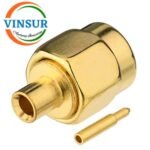 1151103C -- RF CONNECTOR - 50 OHMS , SMA MALE , STRAIGHT , SOLDER TYPE , RG405 (0.086 INCH)CABLE - Image 2