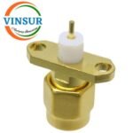 11511390 -- RF CONNECTOR - 50 OHMS , SMA MALE , STRAIGHT , 2 HOLE FLANGE , 4MM EXTENDED TEFLON , ROUND POST - Image 3
