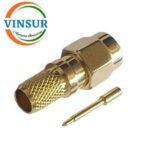 VSW250036-CN -- RF CONNECTOR - 50 OHMS SMA MALE STRAIGHT CRIMP TYPE LMR-240 CABLE - Image 2