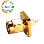 11511490 -- RF CONNECTOR - 50 OHMS , SMA MALE , STRAIGHT , 4 HOLE FLANGE , 4MM EXTENDED TEFLON , ROUND POST - Image 2