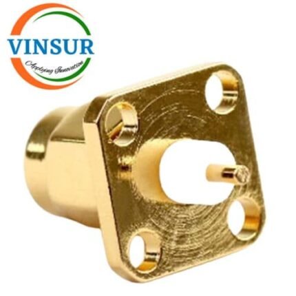 11511490 -- RF CONNECTOR - 50 OHMS , SMA MALE , STRAIGHT , 4 HOLE FLANGE , 4MM EXTENDED TEFLON , ROUND POST