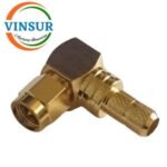 11512016-44 -- RF CONNECTOR - 50 OHMS SMA MALE RIGHT ANGLE   CRIMP TYPE LMR-240 CABLE - Image 2