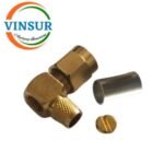 11512016 -- RF CONNECTOR - 50 OHMS SMA MALE RIGHT ANGLE CRIMP TYPE LMR-240 CABLE - Image 2