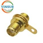 115212P0 -- RF CONNECTOR - 50 OHMS SMA FEMALE STRAIGHT BULK HEAD REAR MOUNT PCB SOCKET TYPE - Image 3