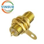 115212P0 -- RF CONNECTOR - 50 OHMS SMA FEMALE STRAIGHT BULK HEAD REAR MOUNT PCB SOCKET TYPE