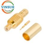 11621015 -- RF CONNECTOR - 50 OHMS , SMB FEMALE , STRAIGHT , CRIMP TYPE , RG58, RG142, LMR195 CABLE - Image 2