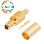 11621015 -- RF CONNECTOR - 50 OHMS , SMB FEMALE , STRAIGHT , CRIMP TYPE , RG58, RG142, LMR195 CABLE