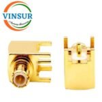 11712040 -- RF CONNECTOR - 50 OHMS , MCX MALE , RIGHT ANGLE , PCB-THROUGH HOLE