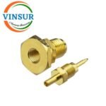 11921231 -- RF CONNECTOR - 50 OHM RP SMA FEMALE STRAIGHT  BULK HEAD REAR MOUNT SOLDER TYPE RG1.13 CABLE - Image 2