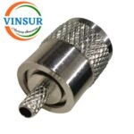 11C11015 -- RF CONNECTOR - 50 OHMS , UHF MALE , STRAIGHT , CRIMP TYPE , RG58, RG142, LMR195 CABLE