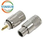 11C11035  -- RF CONNECTOR - 50 OHMS , UHF MALE , STRAIGHT , SOLDER TYPE , RG58, RG142, LMR195 CABLE WITH REDUCER