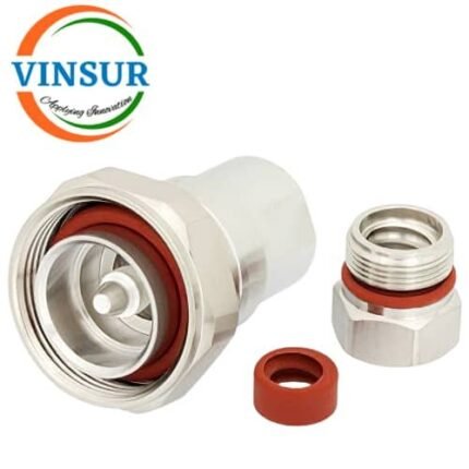 11D1102J-- RF CONNECTOR - 50OHMS , 7-16 MALE , STRAIGHT , CLAMP TYPE , 1-2 INCH SUPERFLEX CABLE
