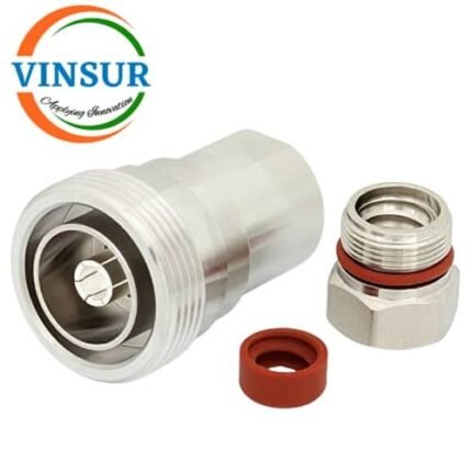 11D2102J -- RF CONNECTOR - 50OHMS , 7/16 FEMALE , STRAIGHT , CLAMP TYPE , 1/2 INCH SUPERFLEX CABLE
