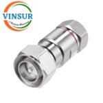 11E1102J -- RF CONNECTOR - 50OHMS , 4.3-10 MALE , STRAIGHT , CLAMP TYPE , 1/2 INCH SUPER FLEXIBLE CABLE