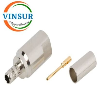 11H11015 -- RF CONNECTOR - 50 OHMS ,FME MALE , STRAIGHT , CRIMP TYPE , RG58  RG142  LMR195 CABLE
