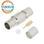 11J11017 -- RF CONNECTOR - 50 OHMS , QMA MALE , STRAIGHT,CRIMP TYPE,LMR400