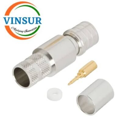 11J11017 -- RF CONNECTOR - 50 OHMS , QMA MALE , STRAIGHT,CRIMP TYPE,LMR400