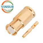 11L1103C -- RF CONNECTOR - 50 OHMS , SMP FEMALE , STRAIGHT , SOLDER TYPE , RG405(0.086) CABLE