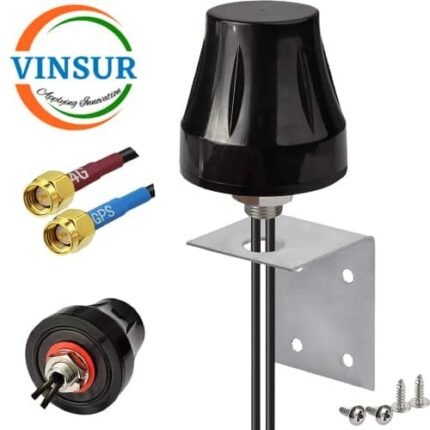 4G LTE GPS LNA 5dBi Bracket Vehicle Mount w/ Cables