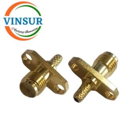 VSW250021-CN -- SMA MALE STRAIGHT 2 HOLE FLANGE CRIMP TYPE RG316 CABLE (WITH M3 THREADED HOLE CONNECTOR)