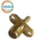 VSW250021-CN -- SMA MALE STRAIGHT 2 HOLE FLANGE CRIMP TYPE RG316 CABLE (WITH M3 THREADED HOLE CONNECTOR) - Image 4