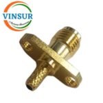VSW250021-CN -- SMA MALE STRAIGHT 2 HOLE FLANGE CRIMP TYPE RG316 CABLE (WITH M3 THREADED HOLE CONNECTOR) - Image 3