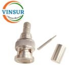 VSW-11311016-10 -- RF CONNECTOR - 50 OHMS , BNC MALE , STRAIGHT ,  CRIMP TYPE , LMR-240 CABLE