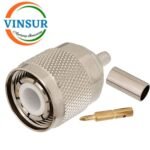 VSW-11E11915-- RF CONNECTOR-50 OHMS, HN-TYPE MALE STRAIGHT CRIMP TYPE FOR RG58, RG142, LMR195 CABLE