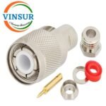 VSW-11E11925-- RF CONNECTOR-50 OHMS,HN-TYPE MALE STRAIGHT CLAMP TYPE FOR RG58,RG142,LMR195 CABLE