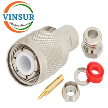 VSW-11E11925-- RF CONNECTOR-50 OHMS,HN-TYPE MALE STRAIGHT CLAMP TYPE FOR RG58,RG142,LMR195 CABLE