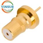 VSW-11J21041 -- RF CONNECTOR - 50 OHMS , QMA FEMALE , STRAIGHT , PCB-THROUGH HOLE