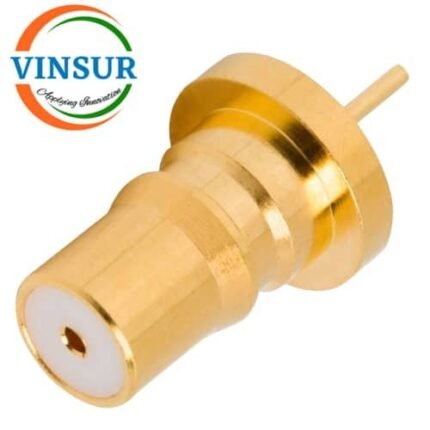 VSW-11J21041 -- RF CONNECTOR - 50 OHMS , QMA FEMALE , STRAIGHT , PCB-THROUGH HOLE