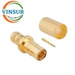 VSW-1261101H -- RF CONNECTOR - 75 OHM , SMB MALE  STRAIGHT CRIMP TYPE RG59 CABLE