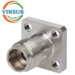 VSW-4H-PMC-2.92MM -- RF CONNECTOR - 50OHMS , 2.92MM FEMALE , STRAIGHT, 4-HOLE FLANGE PANEL MOUNT CONNECTOR