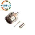 VSW250004-CN -- RF CONNECTOR - 50 OHMS , N MALE , STRAIGHT , CRIMP TYPE , VSW-200 CABLE - Image 2