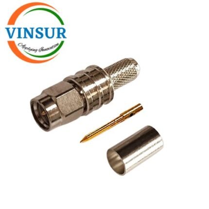 VSW250007-CN -- RF CONNECTOR - 50 OHMS SMA MALE STRAIGHT CRIMP TYPE VSW-240 CABLE (8GHz)