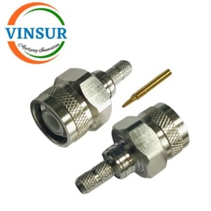 VSW250010-CN -- RF CONNECTOR - 50 OHMS , TNC MALE , STRAIGHT , CRIMP TYPE , RG58, RG142, LMR195 CABLE