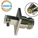 VSW250013-CN -- RF CONNECTOR - 50 OHMS , N FEMALE , RIGHT ANGLE ,4-HOLE FLANGE MOUNT , SOLDER TYPE , RG405 CABLE - Image 2